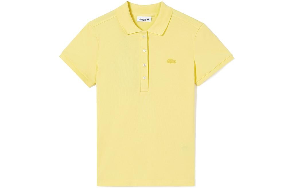 

Рубашка поло женская желтая Lacoste