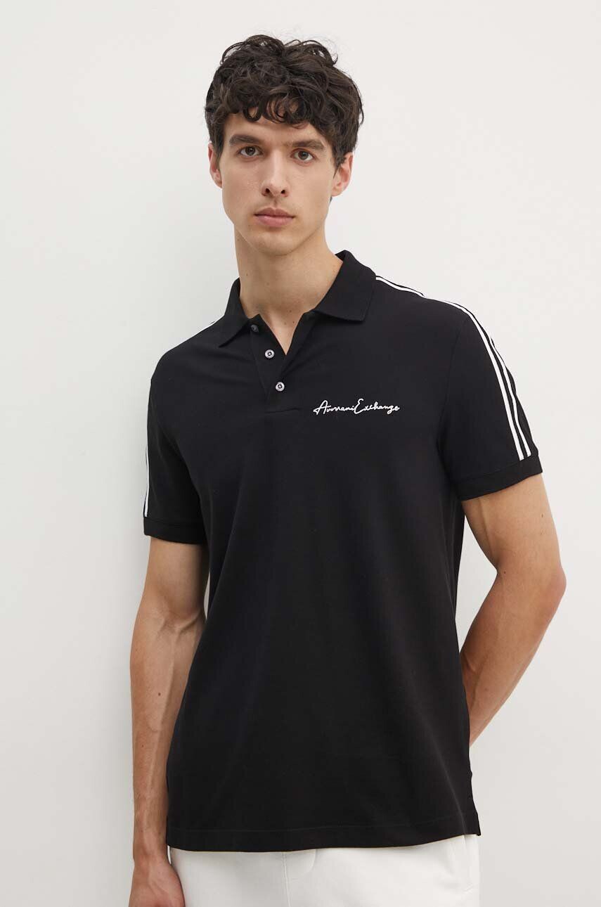 

Поло Armani Exchange, черный