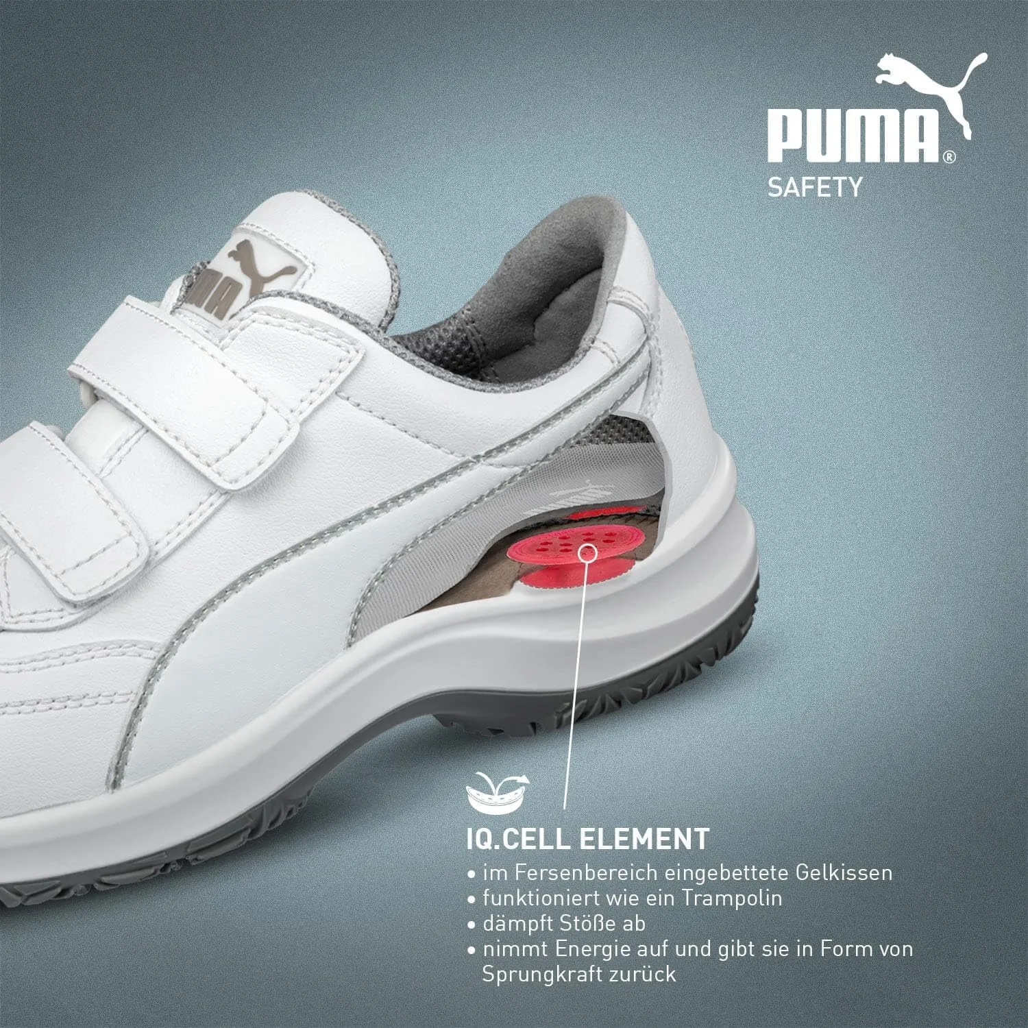 Кроссовки Puma Absolute Low Protection, белые, PU64045 — фото 4