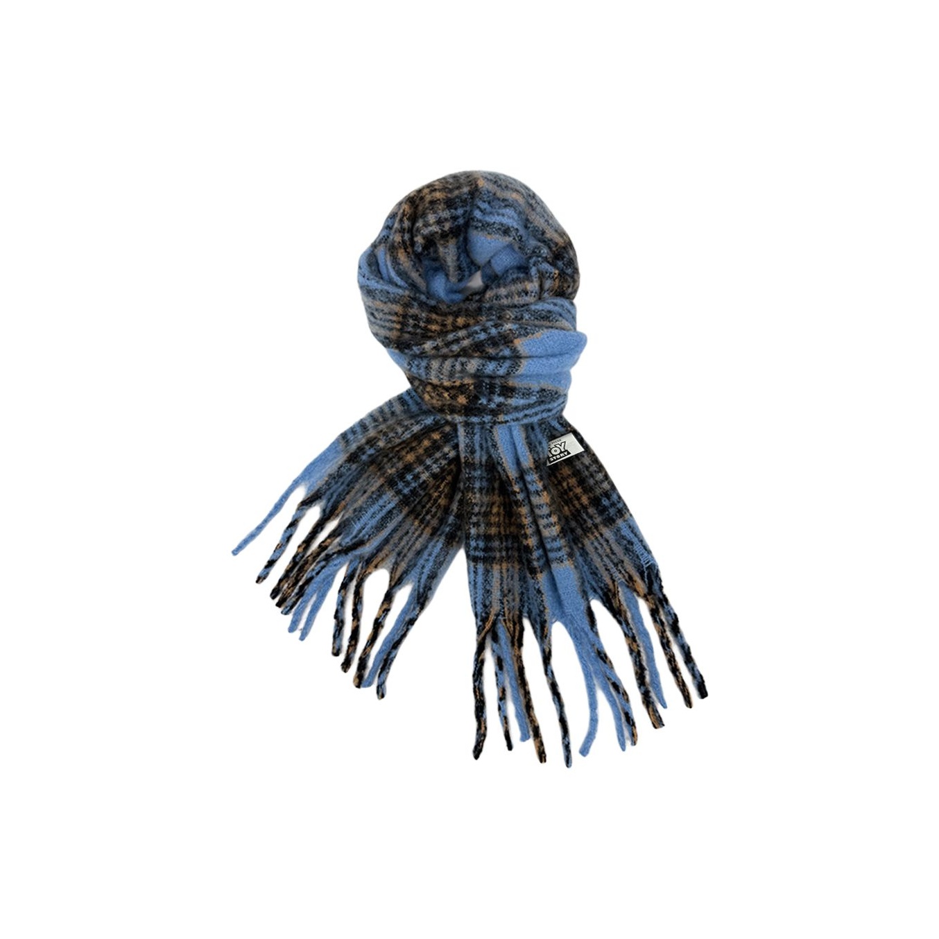 

Disney Полиэстеровый вязаный шарф унисекс, Klein Blue