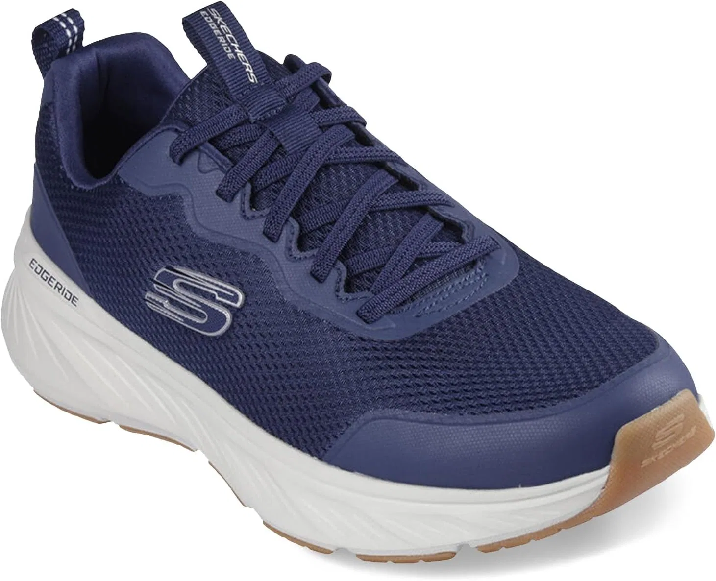 Мужские кроссовки Skechers, модель 232835, Navy Mesh Tpu White Trim — фото 3