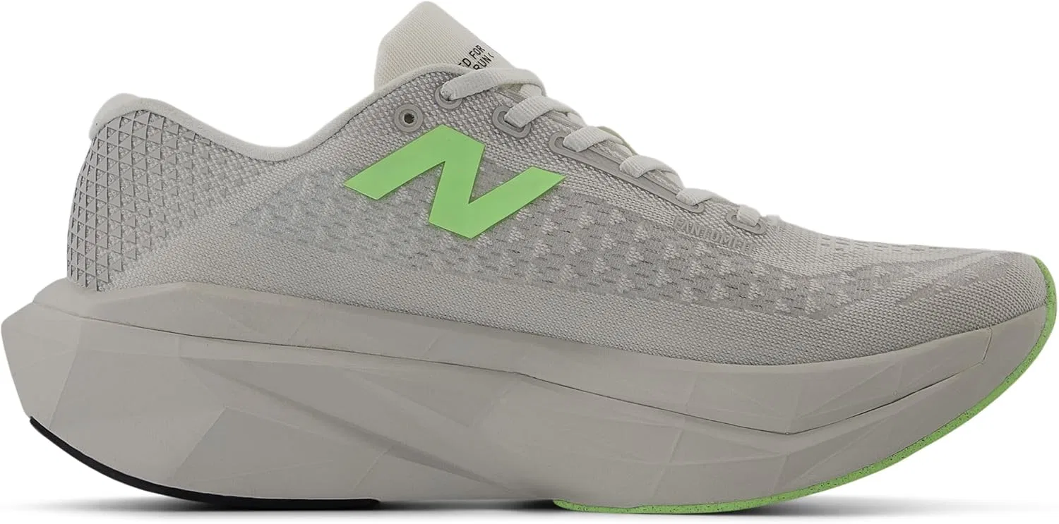 Мужские беговые кроссовки New Balance FuelCell Supercomp Trainer V3, Grey Matte Mint Flash Silver Metallic — фото 3