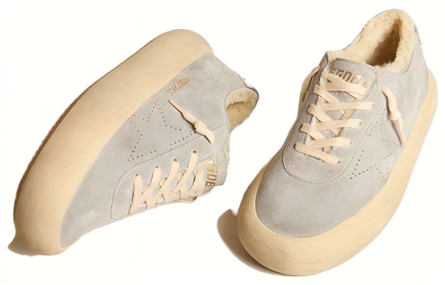 Кроссовки Golden Goose Skateboarding Shoes Women's Low-top Gray, серый — фото 3