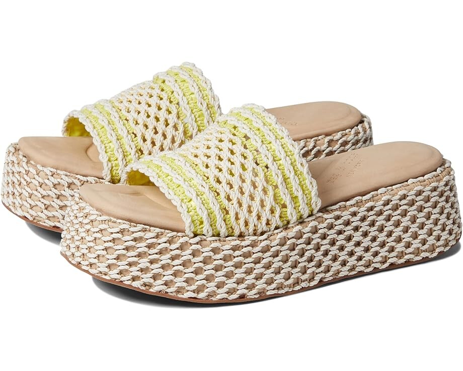 Сандалии rag & bone Logan Slide, цвет Chalk Yellow Natural