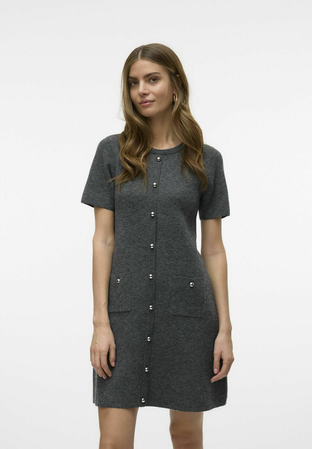 

Платье-джемпер Vero Moda, темно-серый