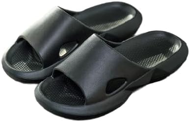 

Платформенные тапочки-подушки для мужчин и женщин, легкие шлепанцы с открытым носком для душа, удобные женские слайды «Облако», летние плоские сандалии Bydzkj, черный