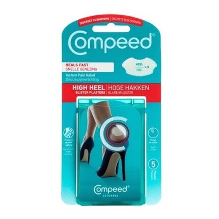 

Пластыри для волдырей на высоких каблуках, 5 шт., Compeed, Синий, Пластыри для волдырей на высоких каблуках, 5 шт., Compeed