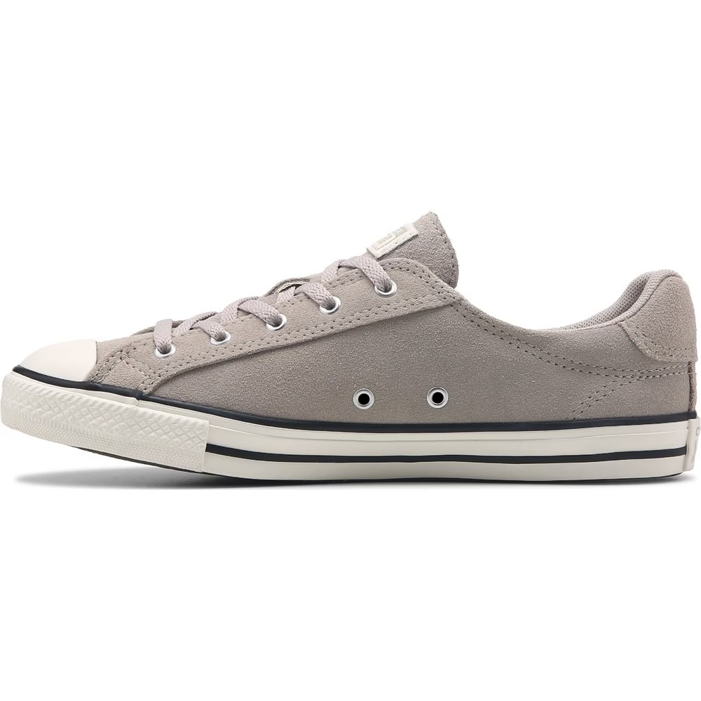Изящные замшевые кроссовки с низким профилем Converse, коричневый — фото 3