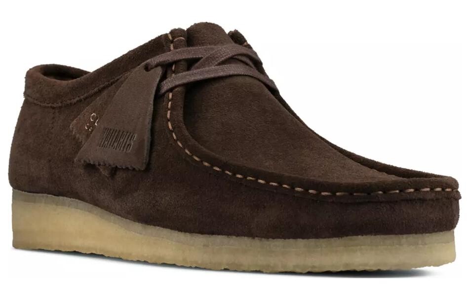 Ботинки Wallabee от Originals, темно-коричневая замша Clarks — фото 2
