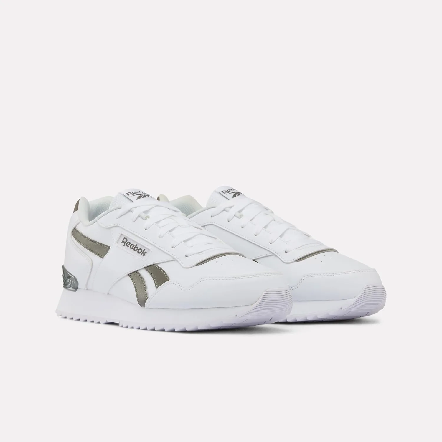 Кроссовки Reebok Unisex Glide Ripple Clip, белый/серый — фото 3