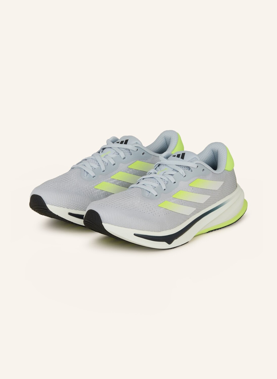 

Кроссовки supernova rise adidas, цвет HELLGRAU/NEONGELB