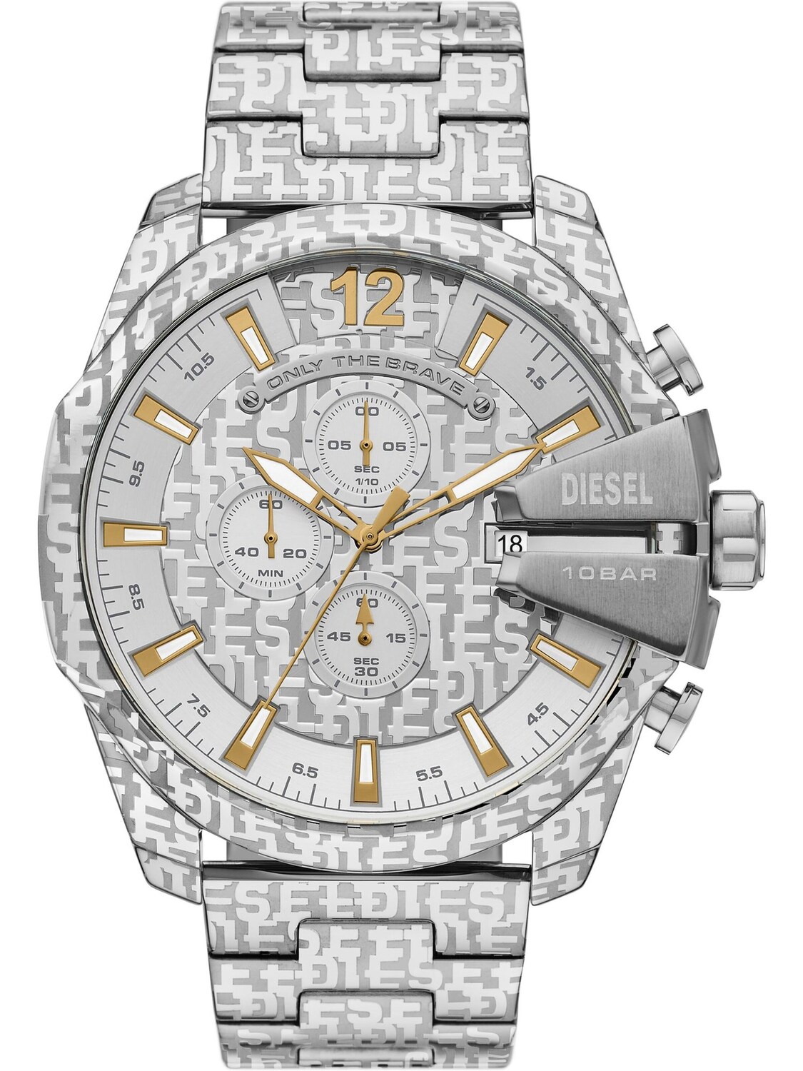 

DIESEL Серебряные аналоговые часы