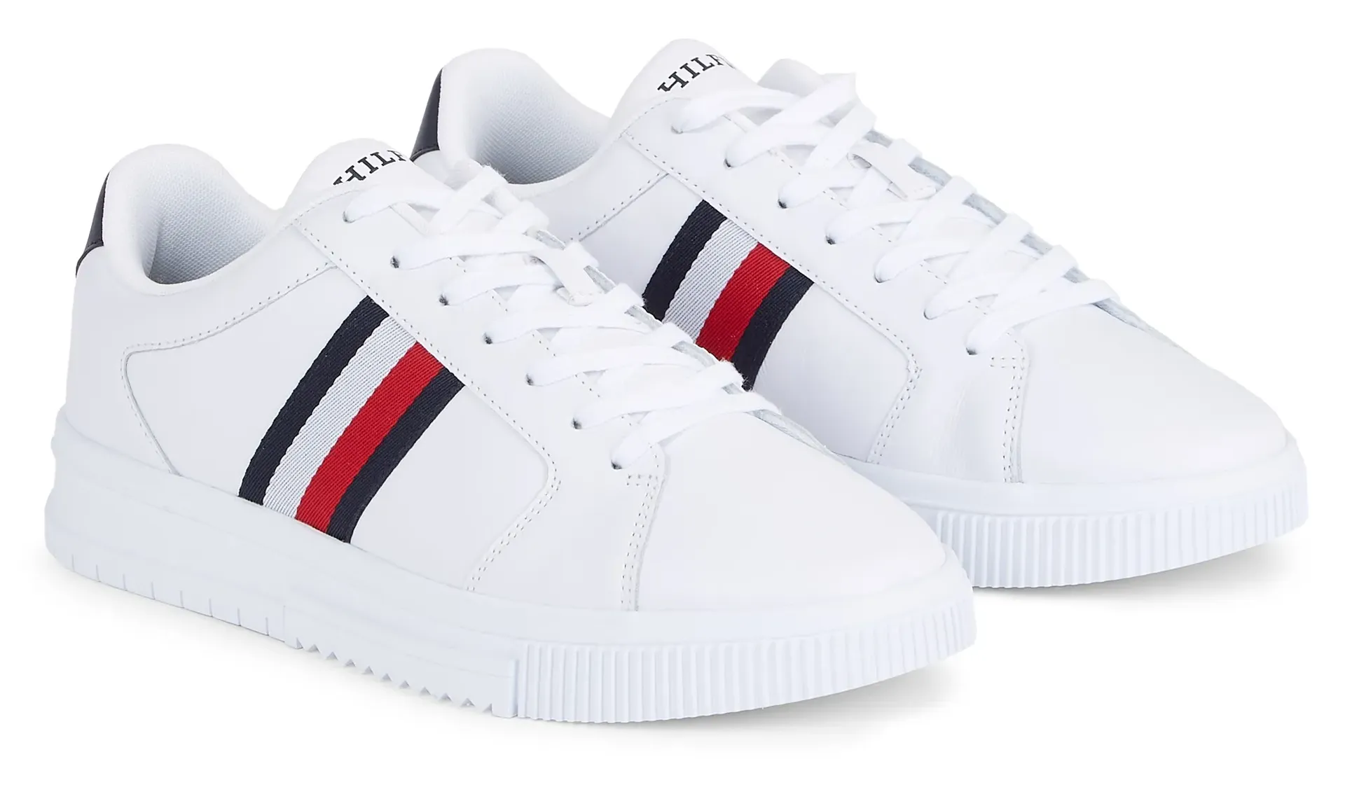 

Кроссовки Tommy Hilfiger "SUPERCUP LTH STRIPES ESS", синий