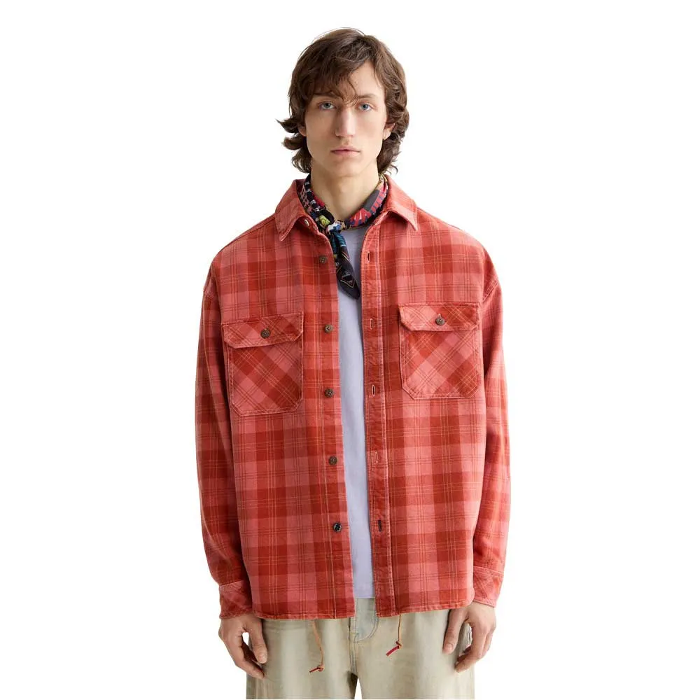 

Верхняя рубашка Scotch & Soda Washed Checked, красный