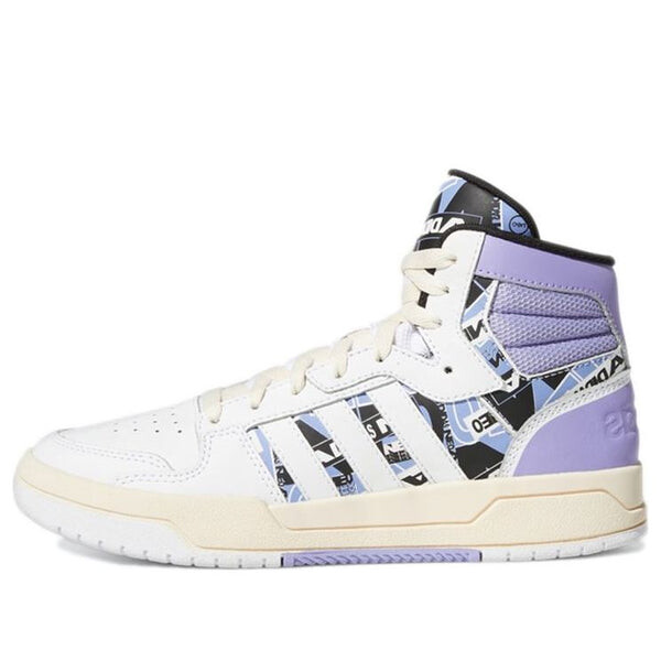 Кроссовки (WMNS) adidas neo Entrap Mid Sneakers White/Purple, белый