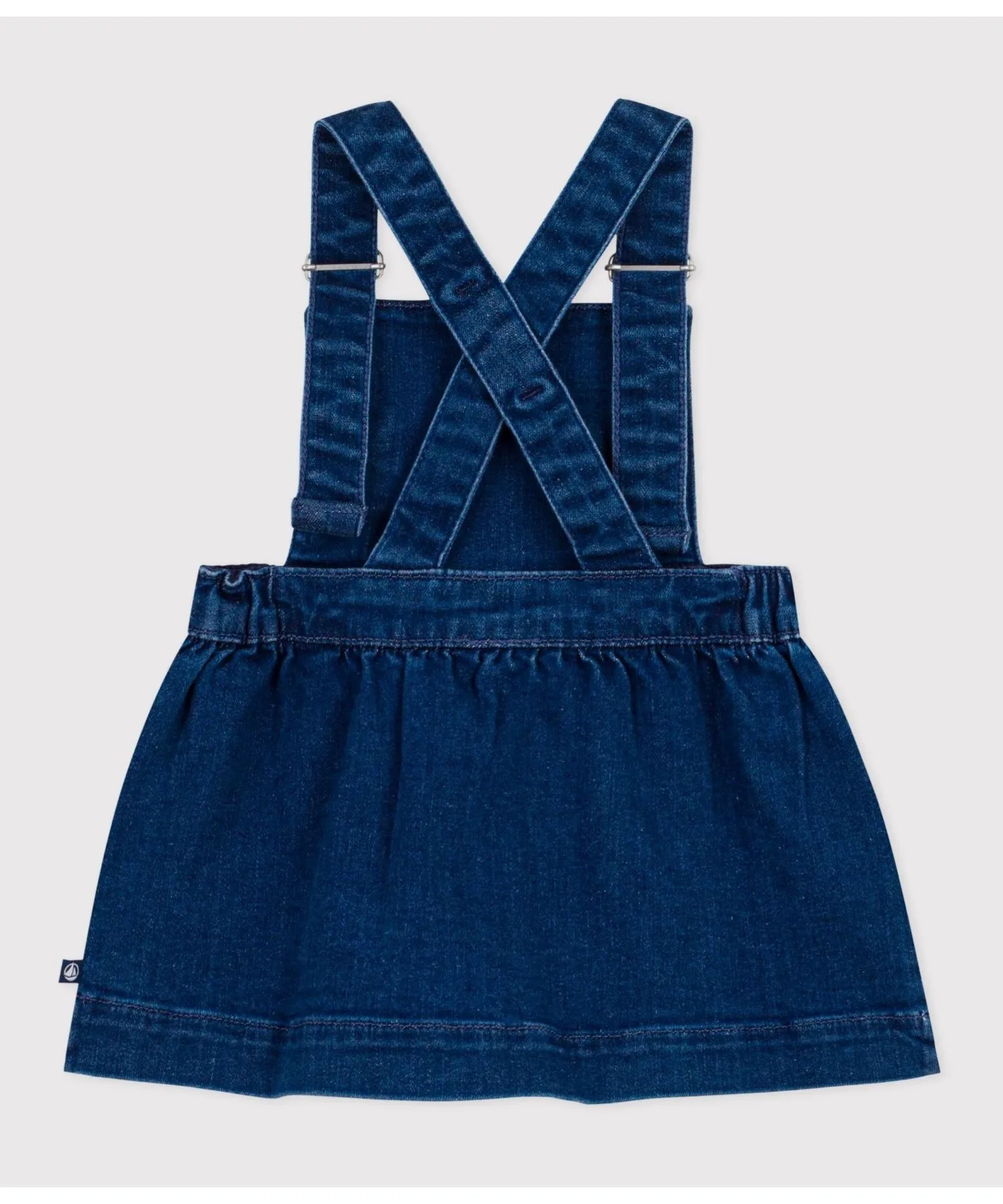Детская джинсовая юбка-сарафан PETIT BATEAU — фото 3
