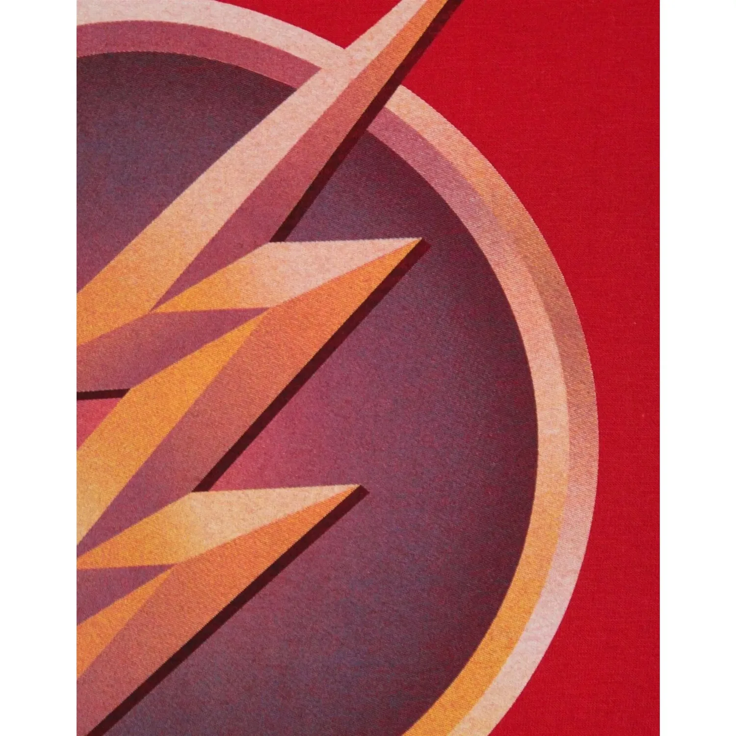 Футболка детская с логотипом Flash, DC Comics, красный — фото 4