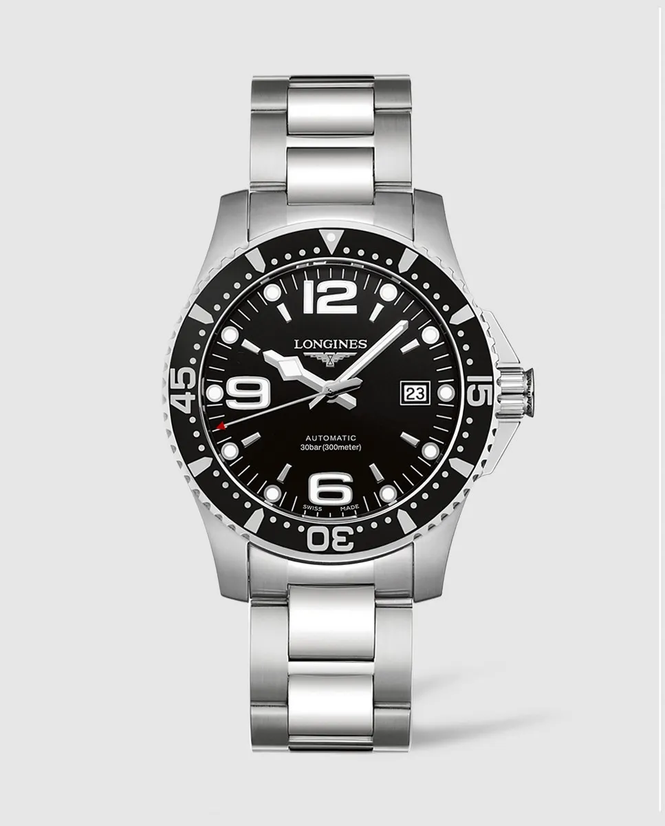 

Longines L37424566 Hydro Conquest автоматические стальные мужские часы, серебряный