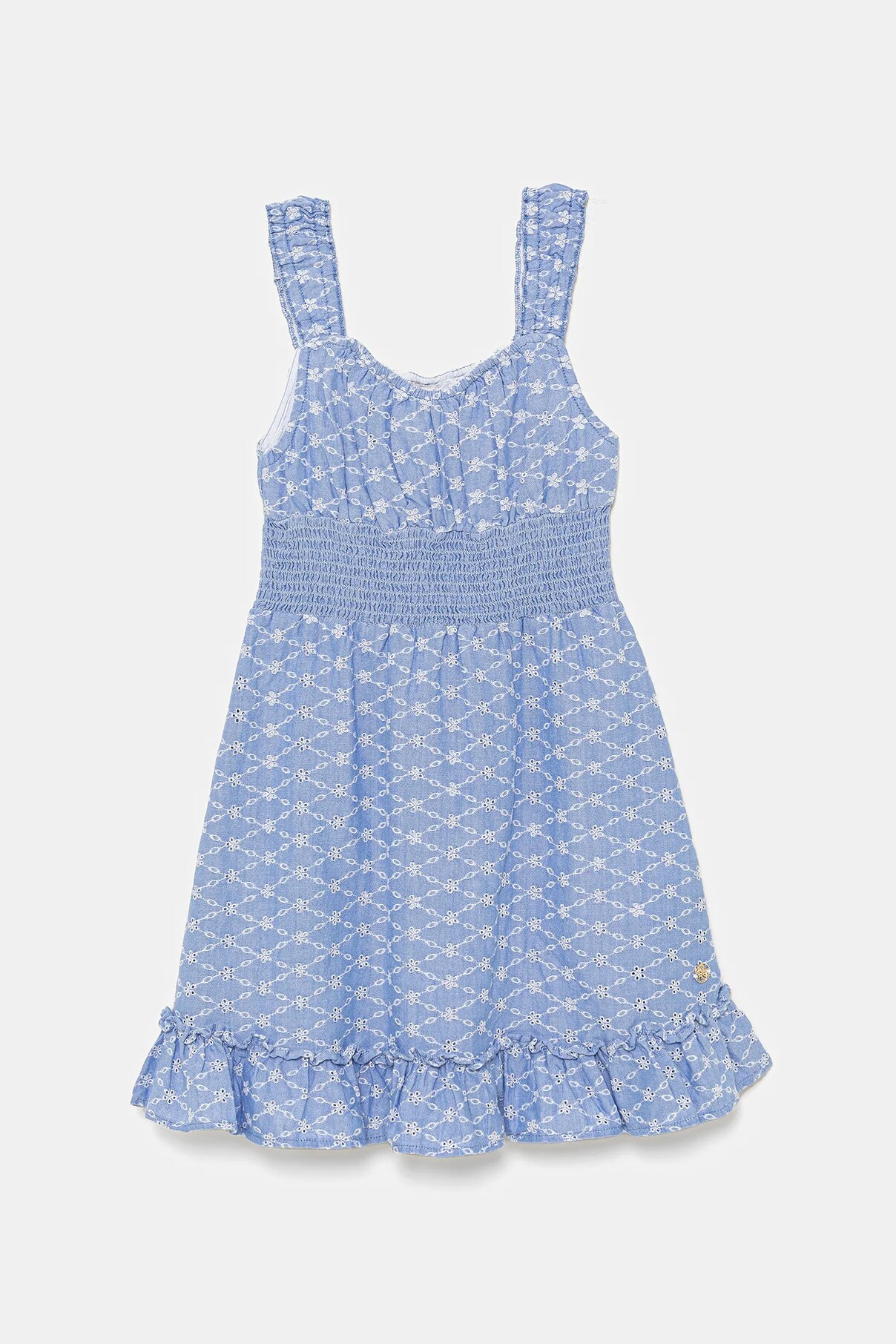 

Хлопковое платье для детей Guess, синий