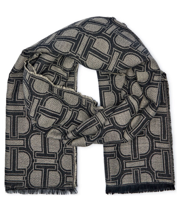 

Шарф женский Twin-Set с принтом, серый