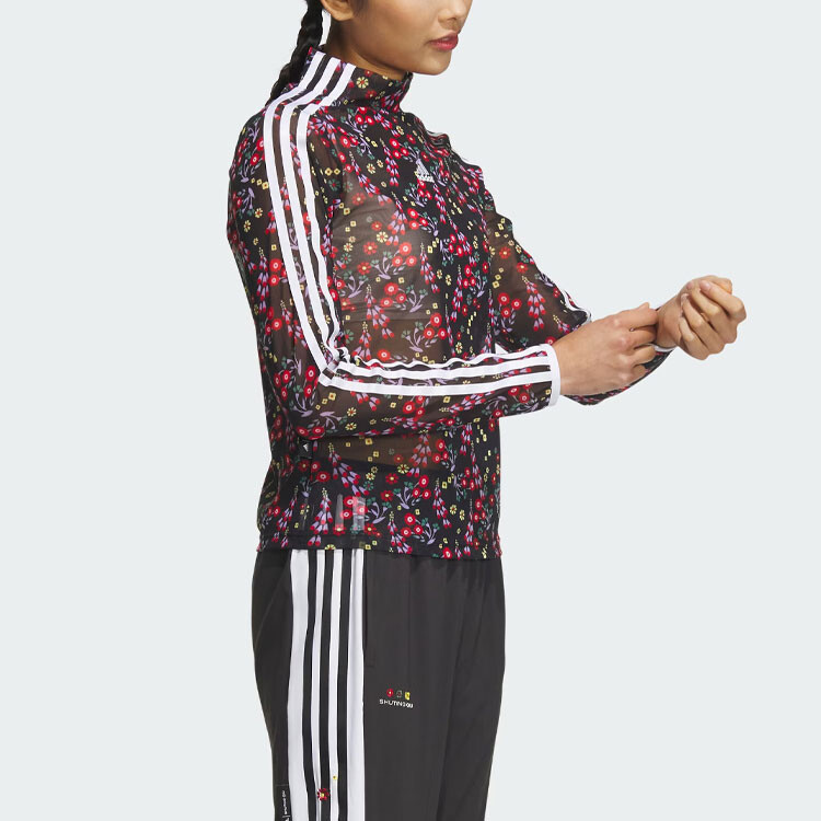 Футболка X SHUTING QIU Co-branded Series женская черная Adidas — фото 4