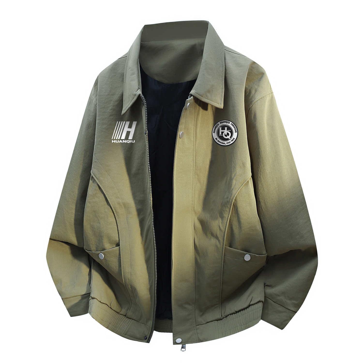 

Куртка Unisex Lapel Moderate Workwear HUANQIU, army зеленый