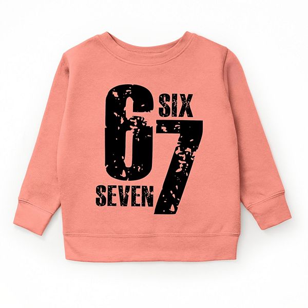 

Six seven Дизайнерский худи с молодежным принтом The Juniper Shop, Mauve