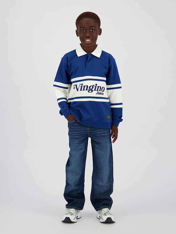 

Джинсы - комфортного кроя - темно-синего цвета Vingino