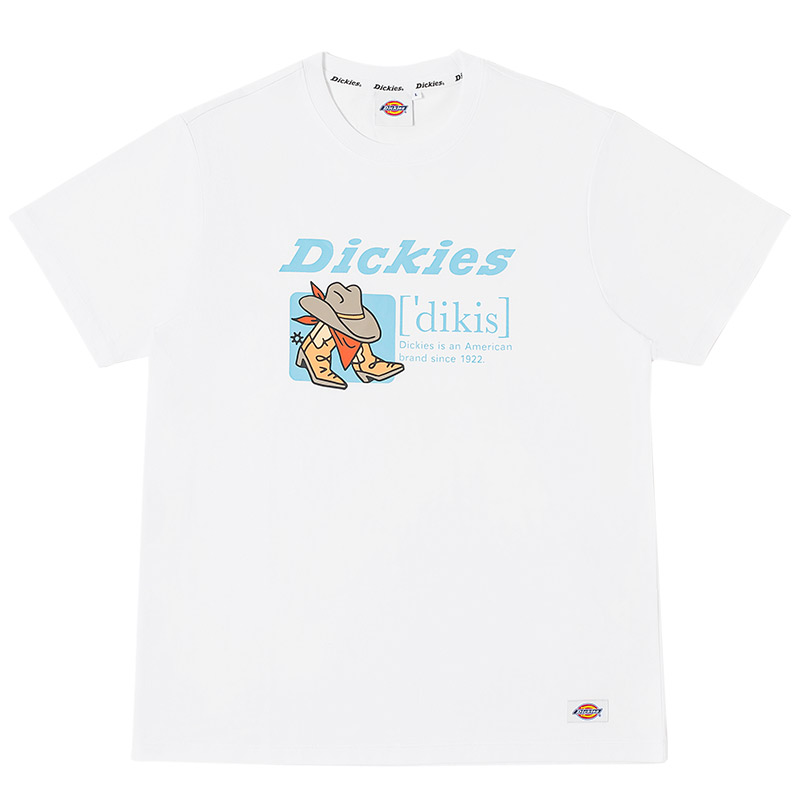 

Футболка унисекс белая Dickies, белый