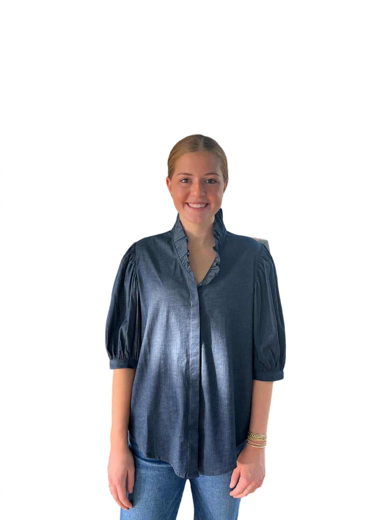 

Топ Laura из денима HOLLY SHAE Design, цвет denim