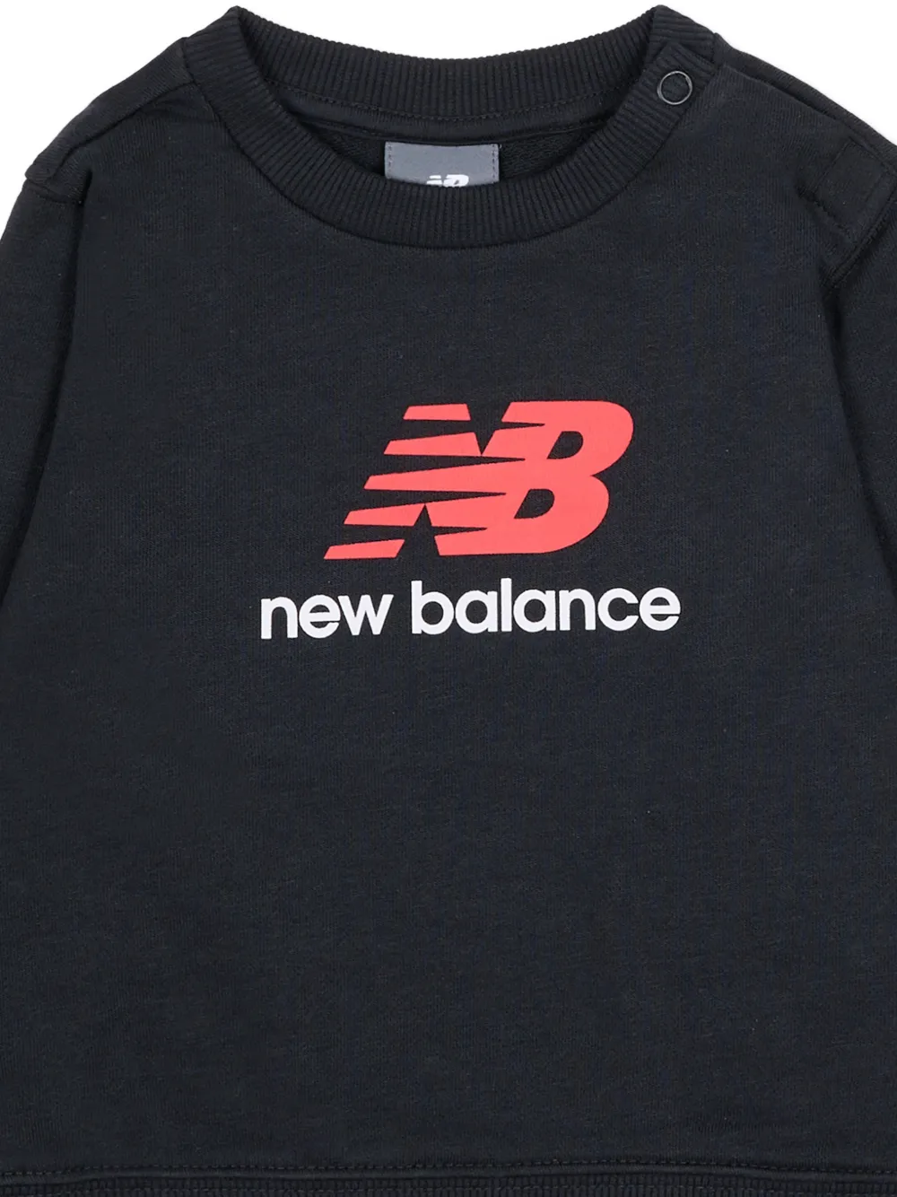 Свитшот с круглым вырезом New Balance Kids, черный — фото 3