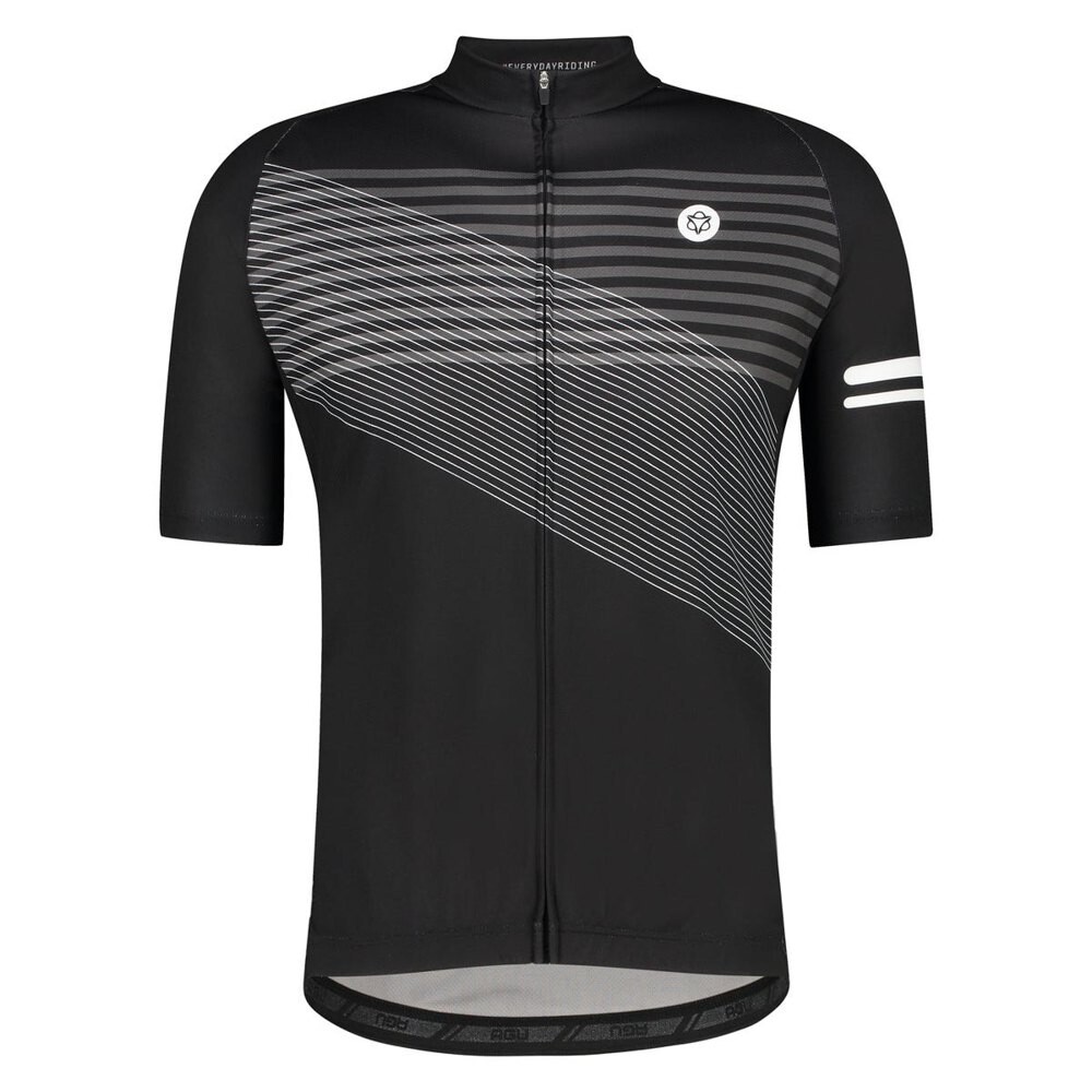 

Джерси с коротким рукавом AGU Striped Essential, черный