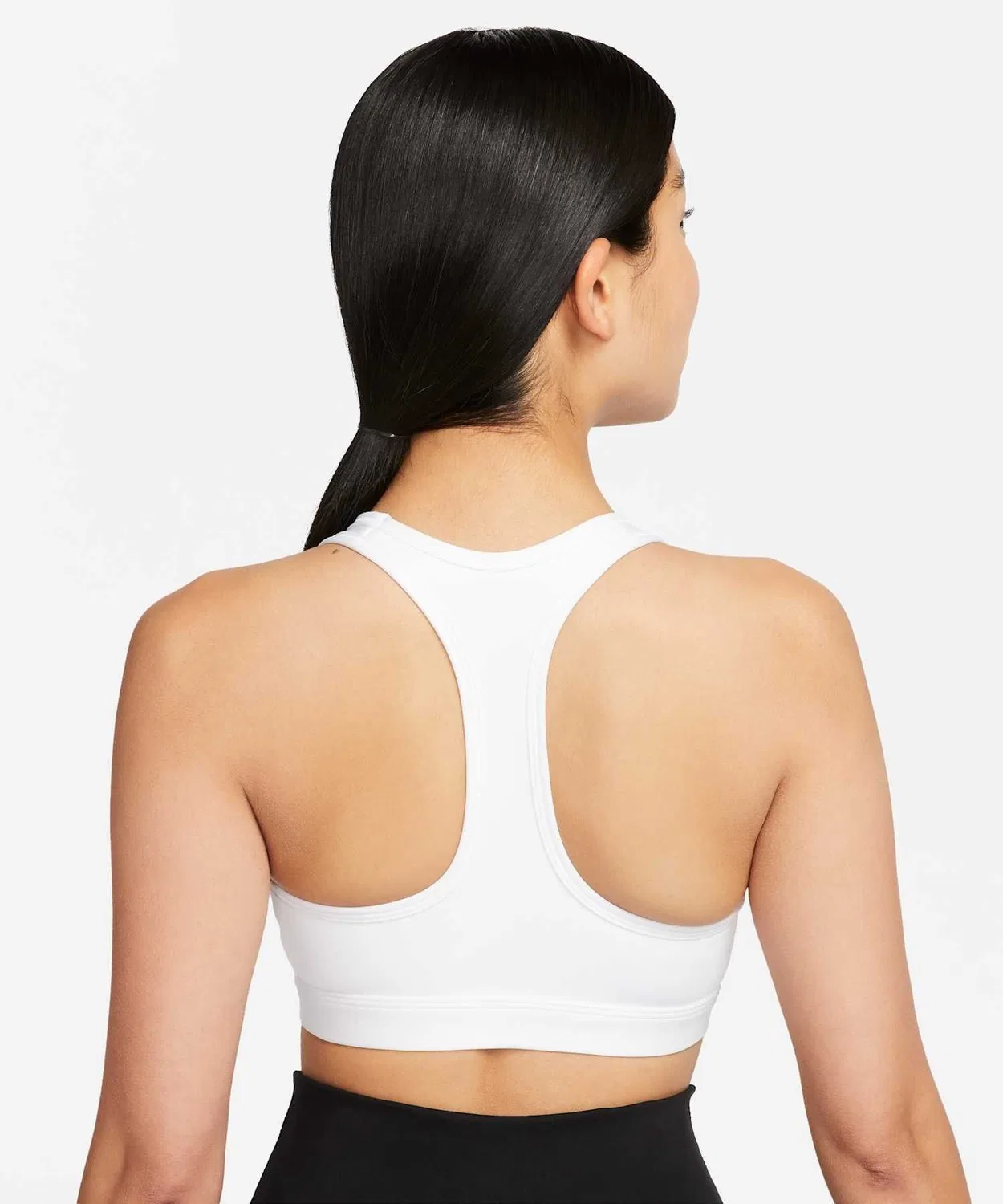 Спортивный бюстгальтер Nike Swoosh Medium Support Padded White — фото 2