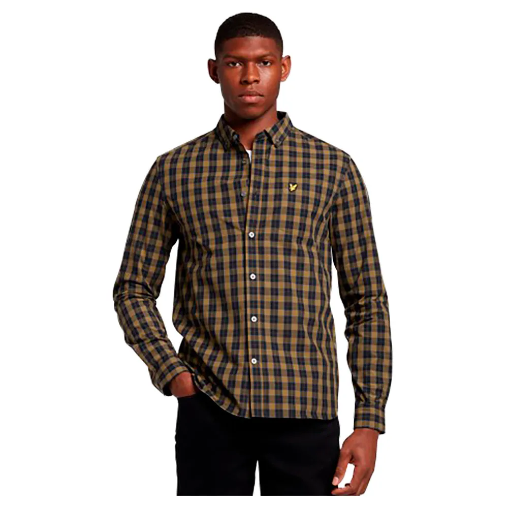 

Рубашка Lyle & Scott LW1309V, коричневый