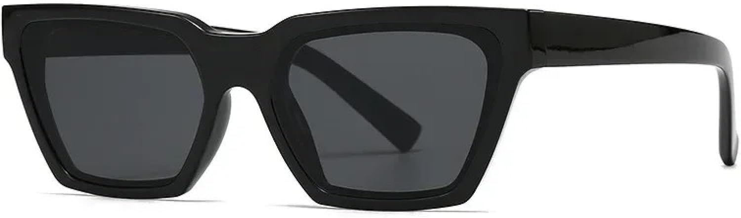 

Солнцезащитные очки «кошачий глаз» для женщин, модные, разноцветные, с защитой от УФ-излучения UV400, для мужчин, трендовые, с градиентным эффектом TVTBBVV, C Black Black