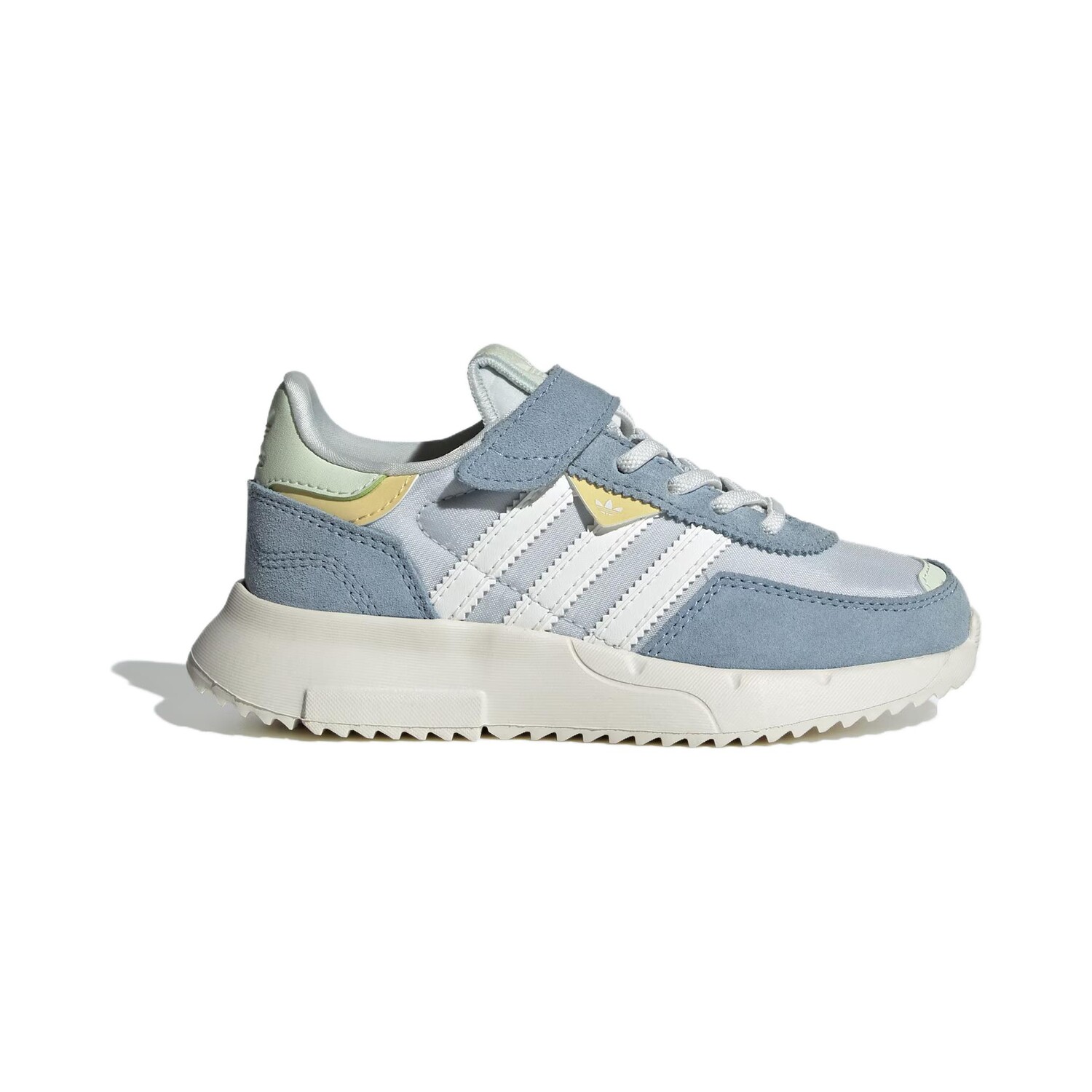 Кроссовки Retropy F2 Kids Lifestyle PS Low-top синего/белого цвета Adidas Originals, белый/зеленый — фото 2