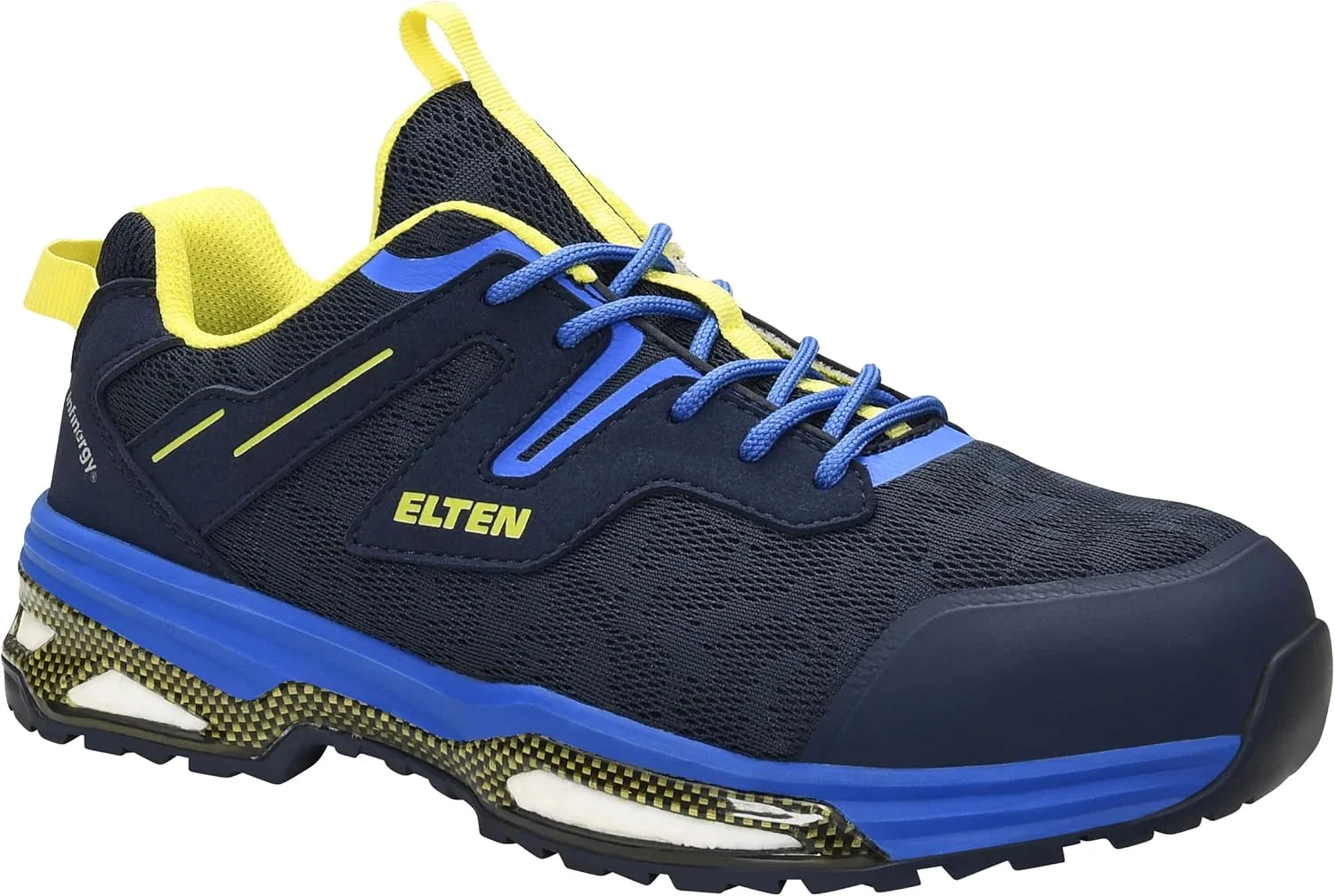 Защитные ботинки ELTEN York XXE Blue Low ESD S1, женские и мужские, текстильные, со стальным защитным носком, легкие, спортивные