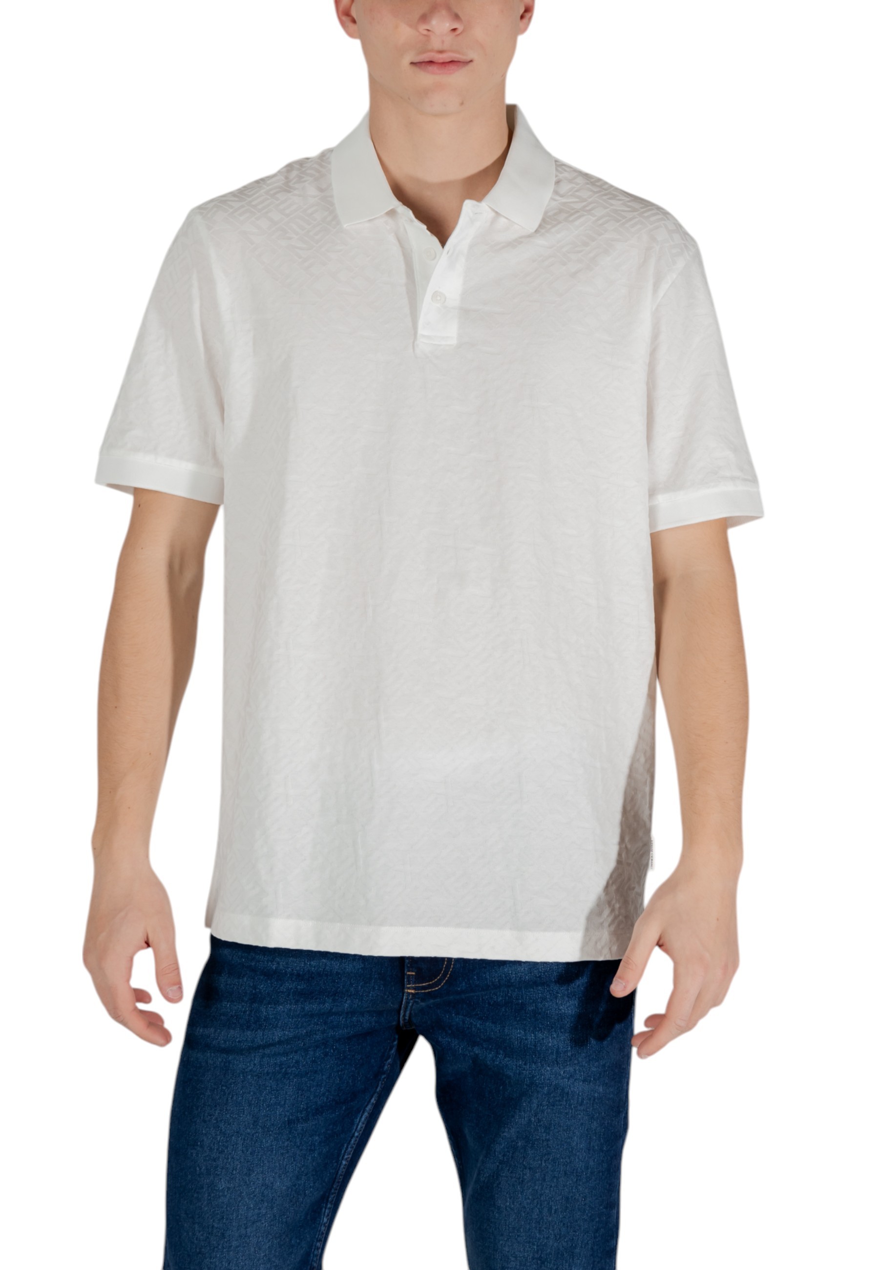 

Поло Armani Exchange, белый