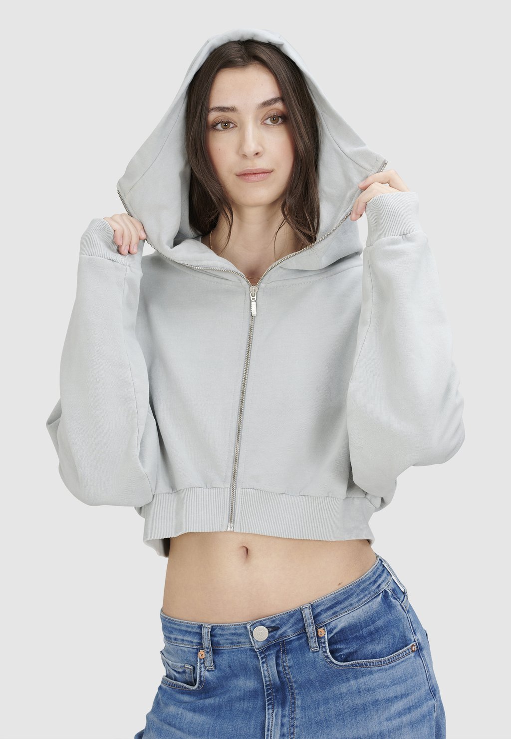 

Толстовка на молнии True Religion, синий