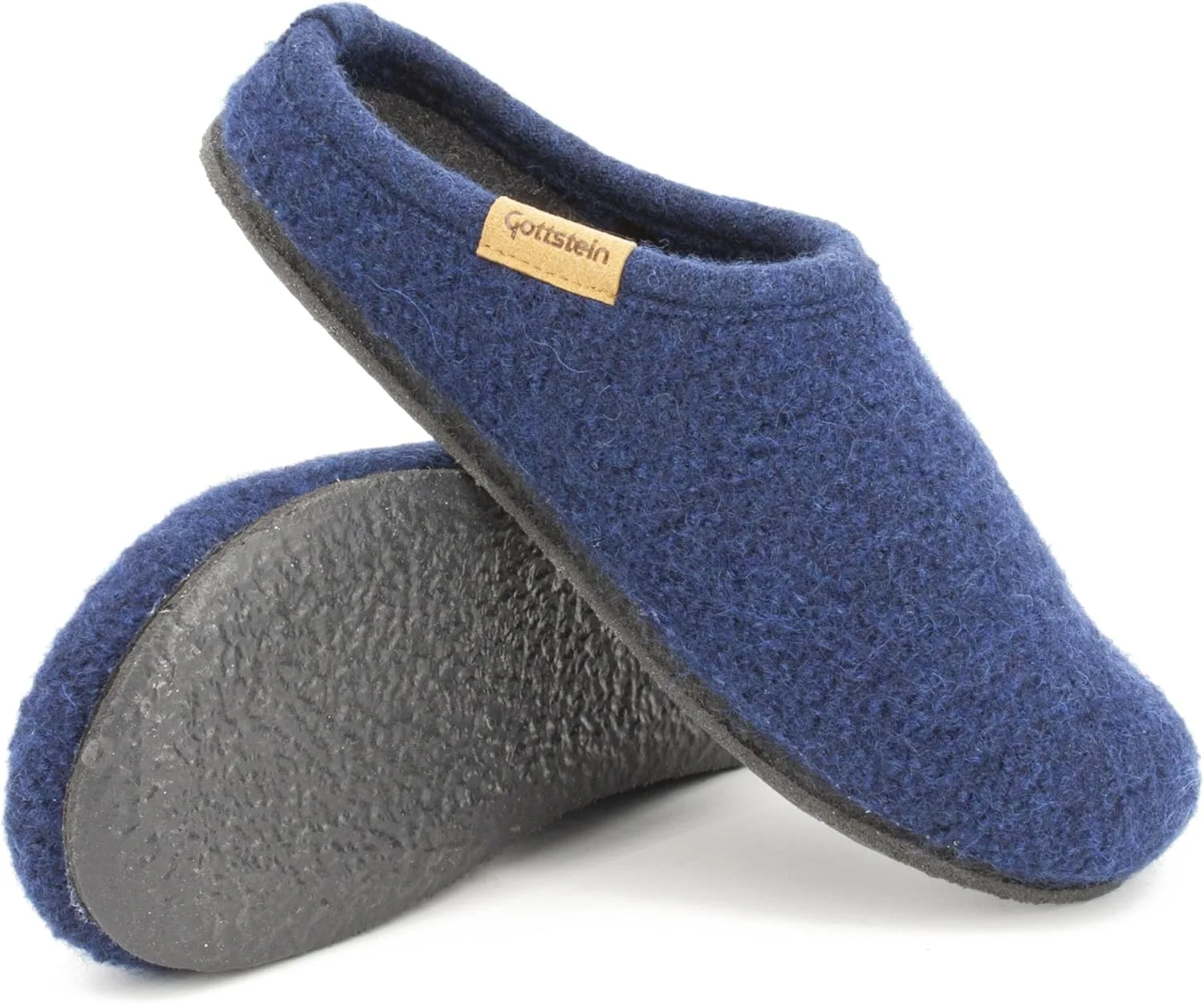 Войлочные тапочки Gottstein ALP-COMFORT-FE для мужчин и женщин, 100% натуральная шерсть, синий