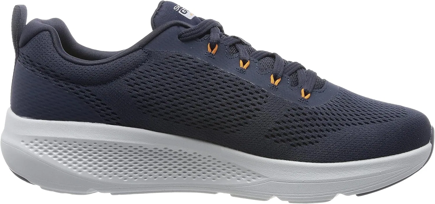 Мужские кроссовки Skechers 220324 Nvor, 2-Navy Blue Textile Navy Synthetic Orange Trim — фото 4