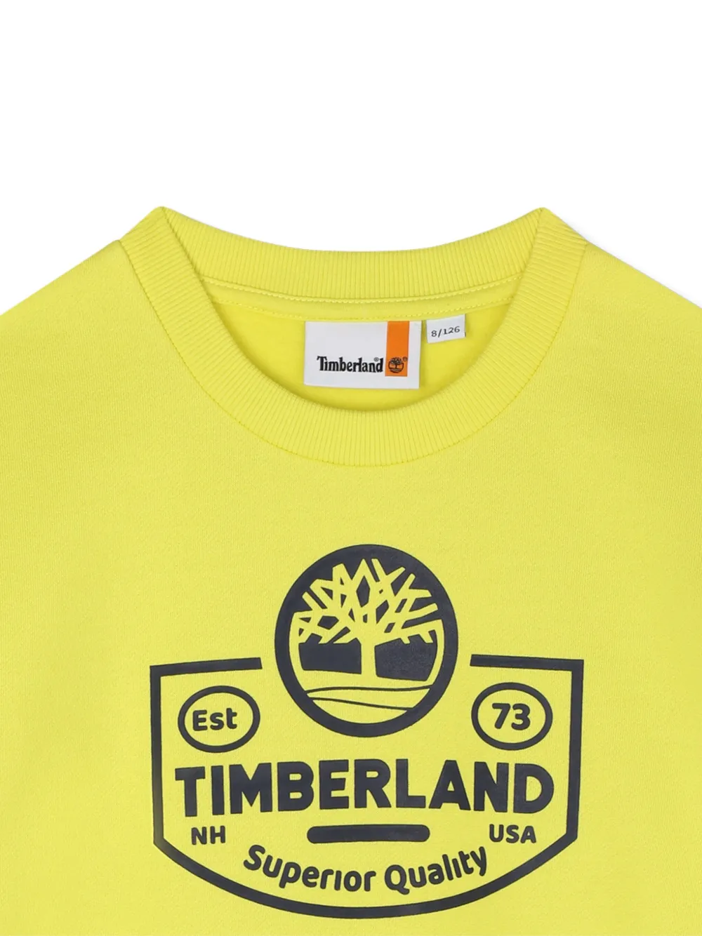 Толстовка с логотипом Timberland Kids, желтый — фото 3