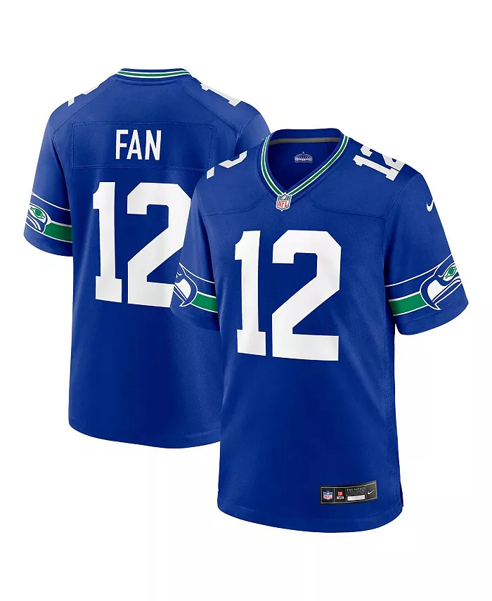 

Мужская ретро-джерси игрока Seattle Seahawks 12th Fan Royal Nike