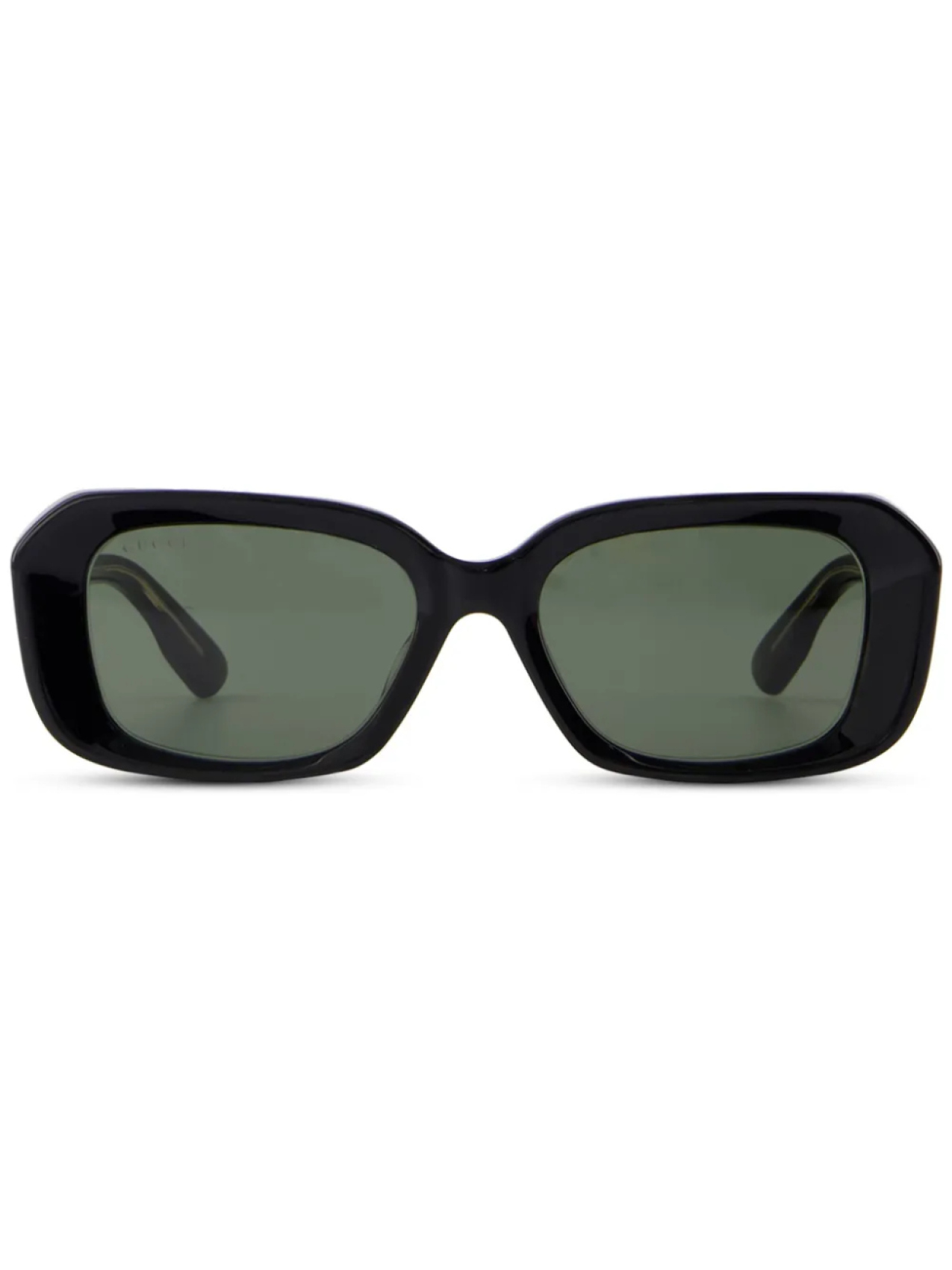 

Gucci Eyewear солнцезащитные очки в квадратной оправе с логотипом Double G, черный