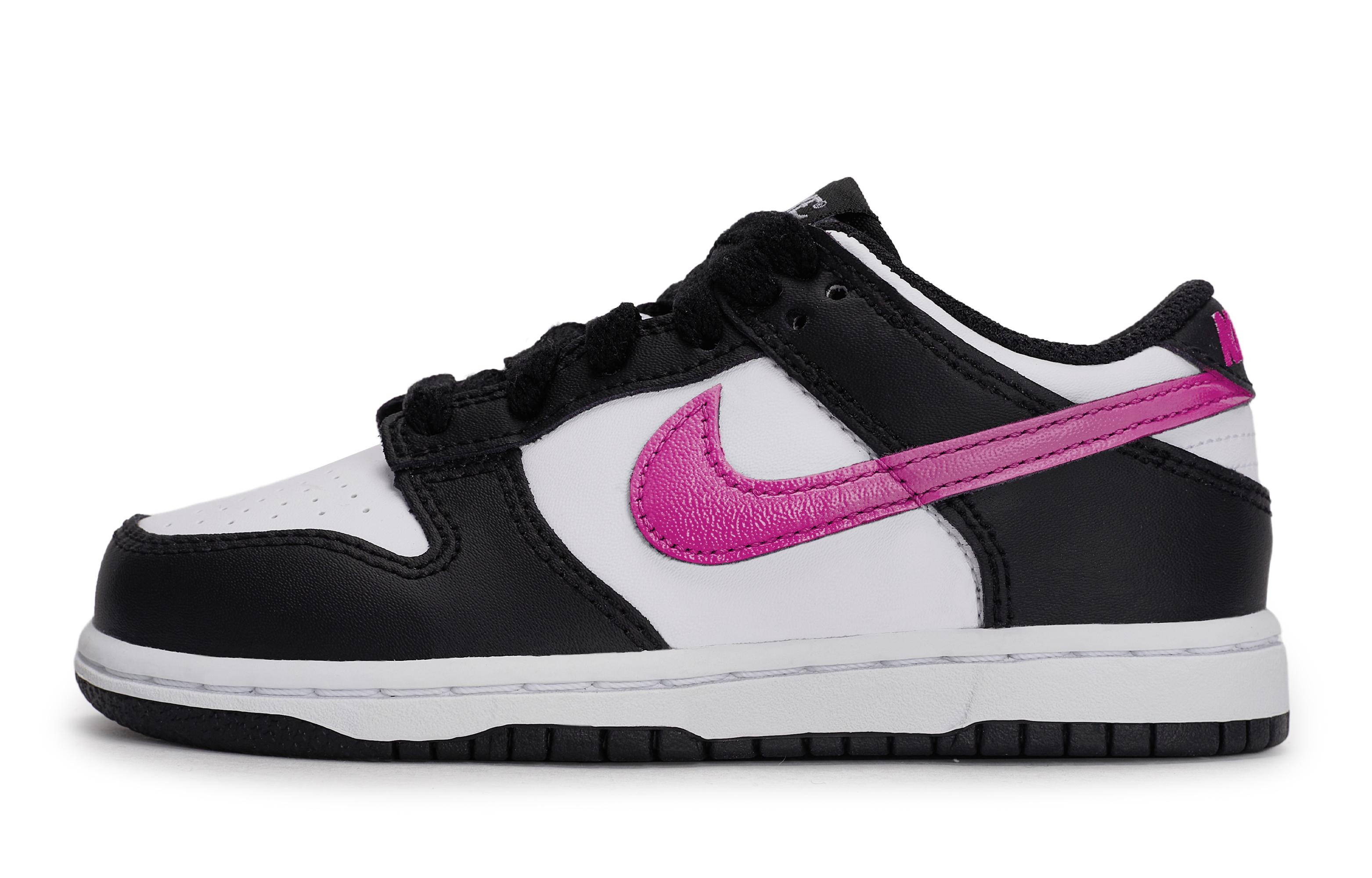 

Детские скейтерские кроссовки Dunk для дошкольников Nike, черный/белый/розовый/красный