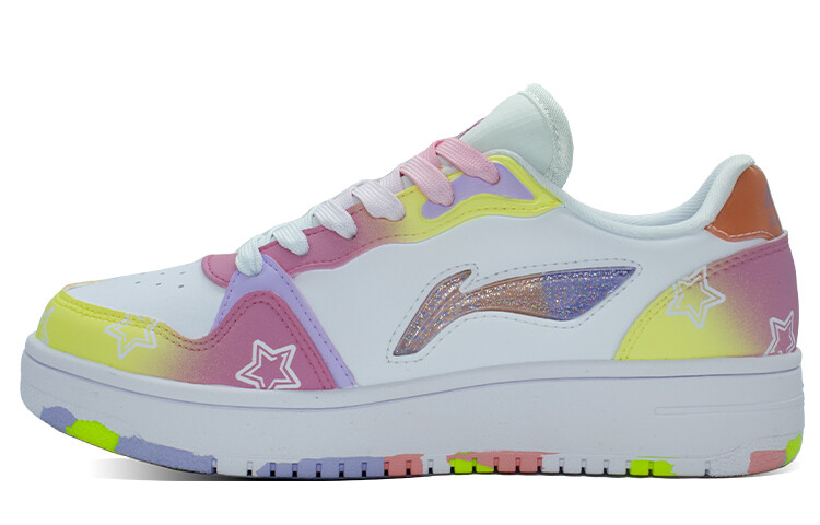 

Кроссовки LINING Skateboarding Shoes Women's Low-top White/pink, оранжевый/красный