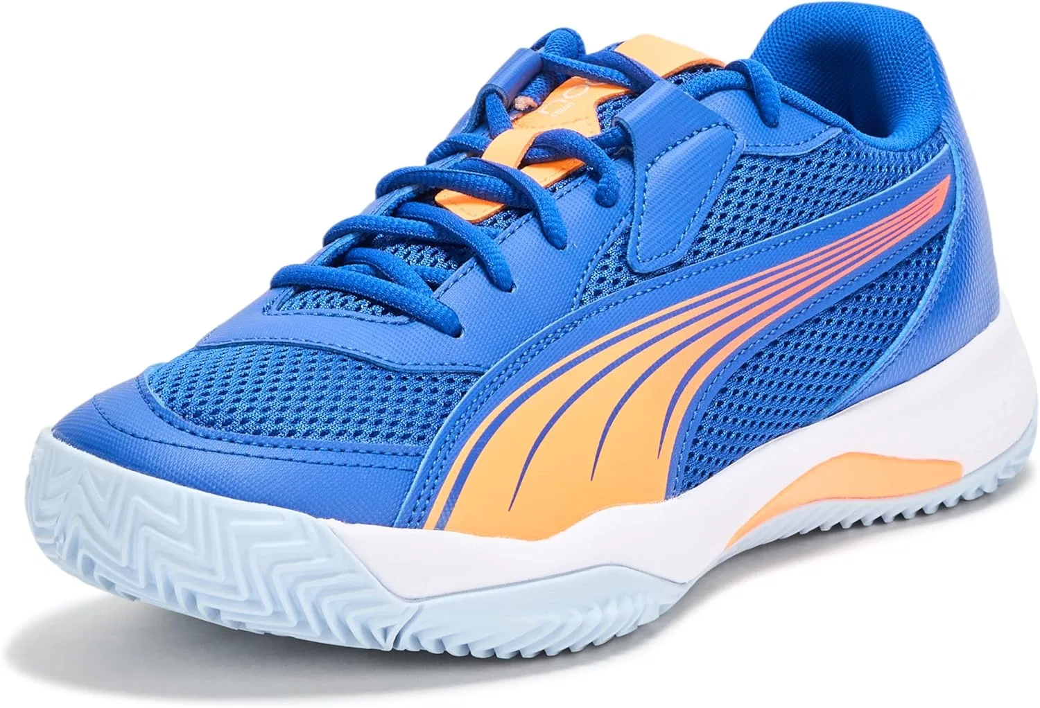 Мужские кроссовки для пиклбола PUMA Nova Court, Vivid Blue Heat Fire Puma White