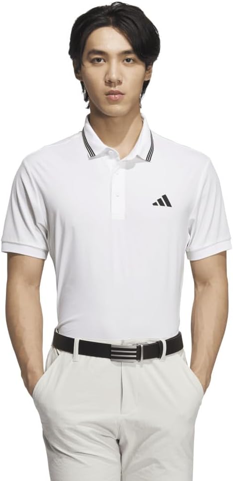 

Мужская поло-рубашка adidas Golf с одним логотипом и защитой от УФ-излучения, белая, размер M