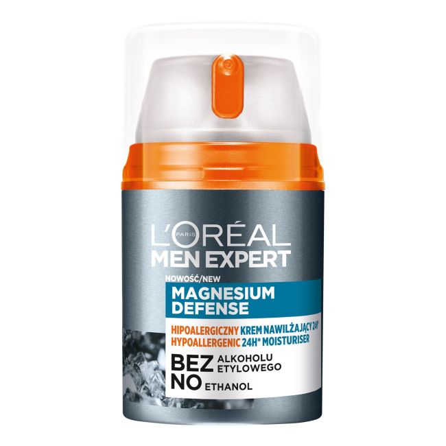 

Увлажняющий крем для лица Magnesium Defense 24h L'oreal Men Expert, 50 мл