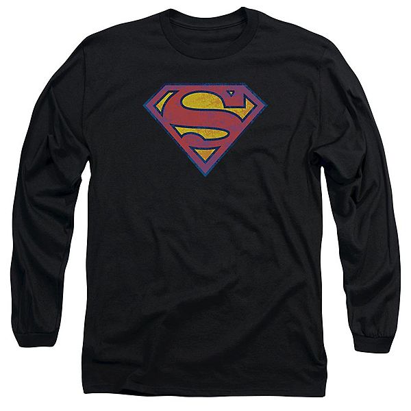 

Футболка с длинным рукавом Superman neon distress logo Licensed Character